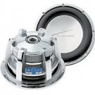 Audiobahn ALUM12N 12" Sound Q Chrome Aluminum Cone Epdm Dual 6 Ohm 1000 Watts RMS