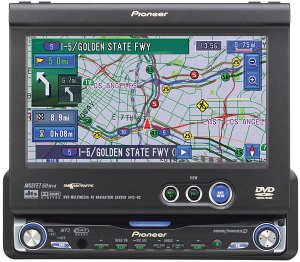 Pioneer AVIC-N2 DVD/CD/navigation receiver with 6.5" monitor