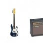 Bridgecraft Electric Guitar with Amplifier Package (Black)