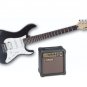 Yamaha EGP112-C2 (Limited Edition) Electric Guitar with Amplifier Combo (Black on Black)