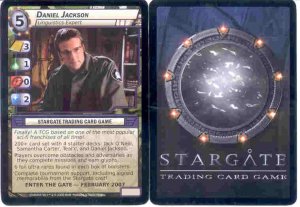 Stargate CCG Daniel Jackson Promo Card