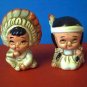 CUTE INDIAN BABY WESTERN SALT & PEPPER SET * FREE SHIPPING*