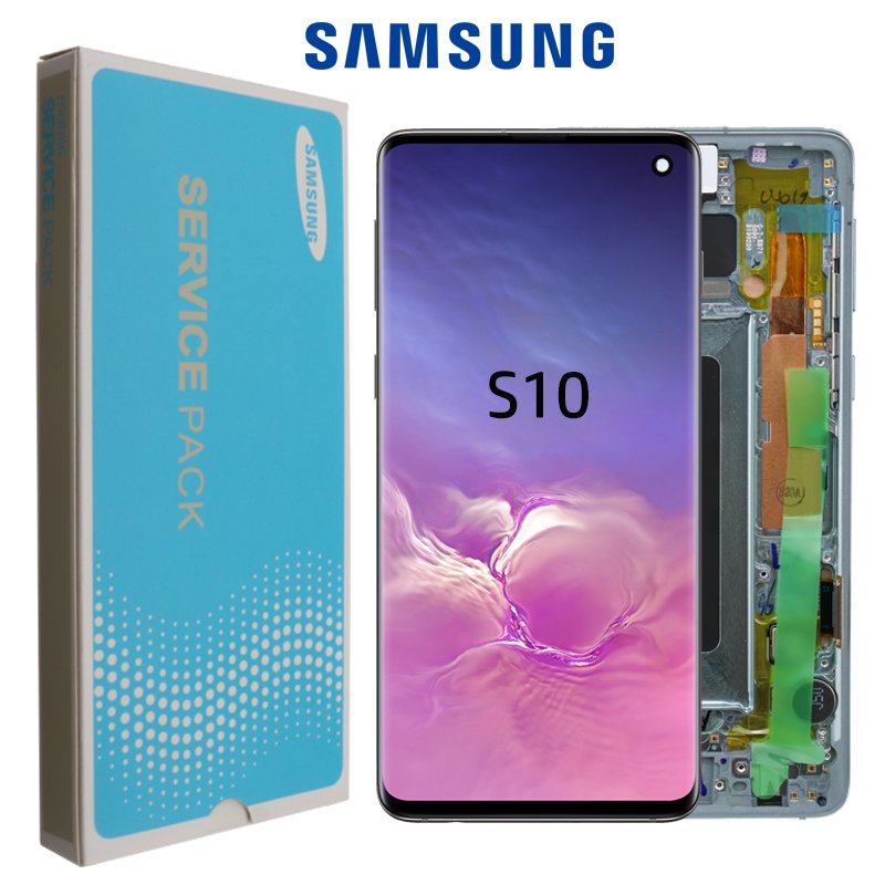 Original Display For SAMSUNG Galaxy S10 G973F/DS G973U G973 SM-G973 LCD Touch Screen Digitizer