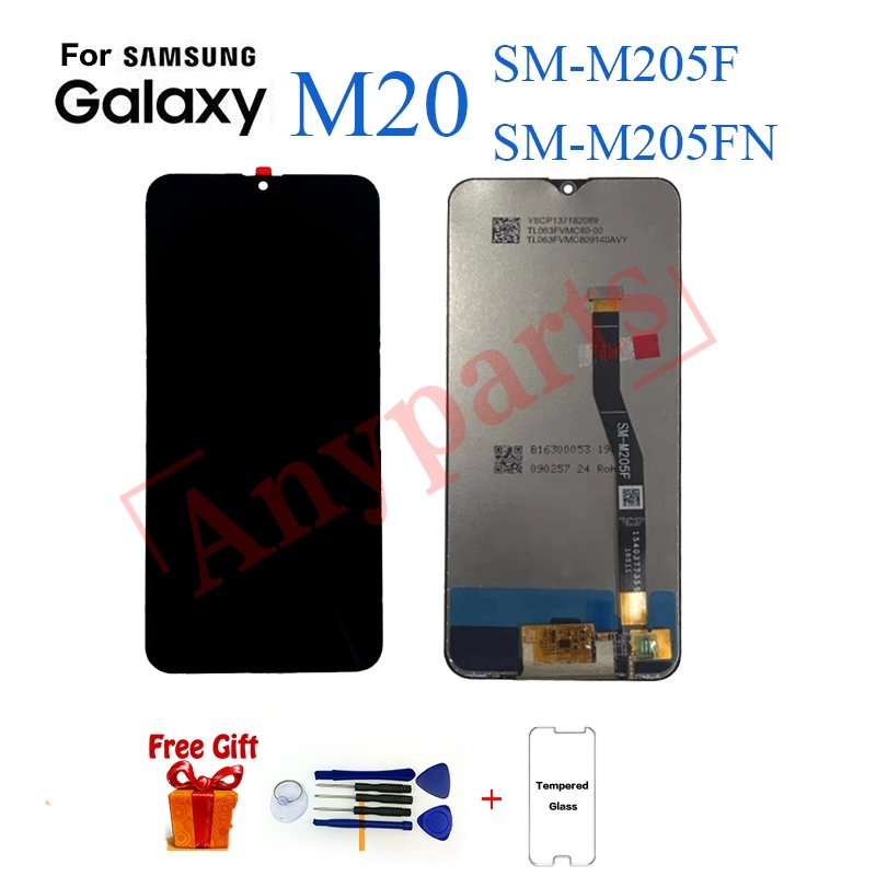 For Samsung Galaxy M20 M205 SM-M205F M205FN LCD Display Screen Replacement