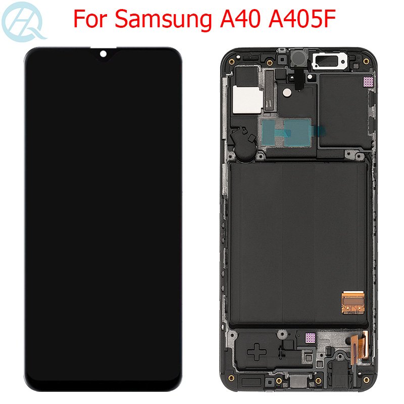 For Samsung Galaxy A40 Display With Frame Original 5.9" SM-A405F LCD Screen
