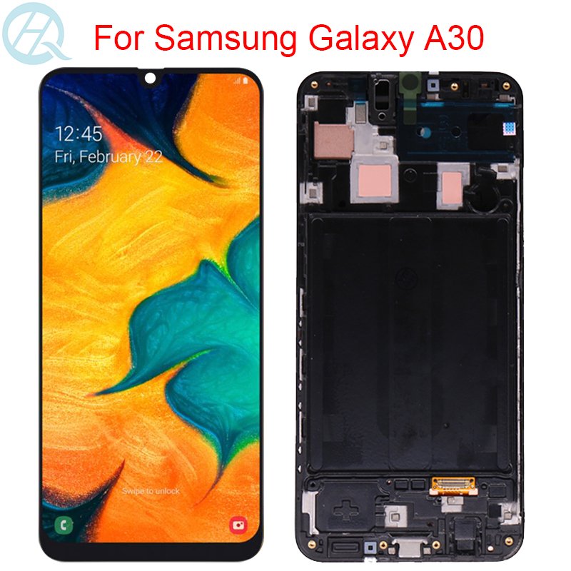 6.4" For Samsung Galaxy A30 A305F LCD With Frame SM-A305FN/DS A305F/DS A305