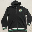 NBA Boston Celtics ZIP Up Hoodie Hooded Black Sweatshirt Jacket Youth XL