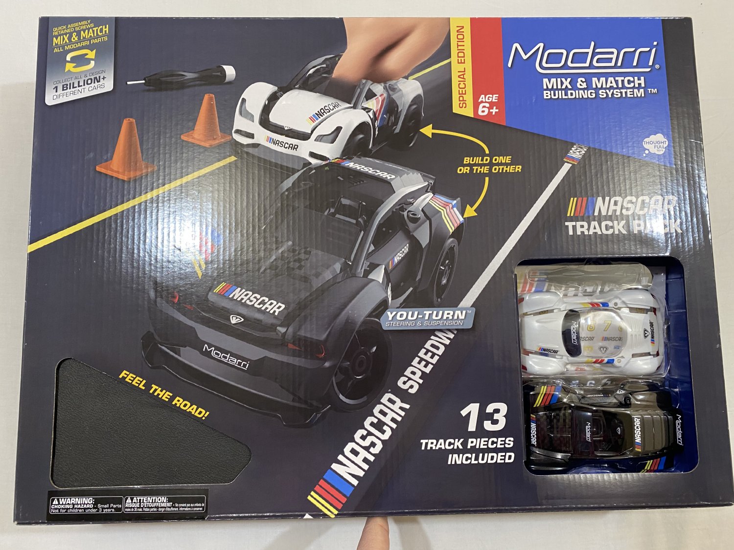 modarri nascar toy car speedway trackset bundle