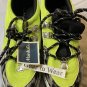 Steve Madden Cliff Platform Heel Sneakers Neon Green Yellow Leopard Womenâs 7.5 M