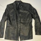 Alfani Black Silk Linen Suit Jacket Blazer 2 Button Front Work Office Women’s 14