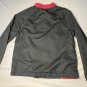Danskin Grey Red Windbreaker Lined Full Zip Lightweight Jacket Youth Large 10-12