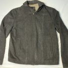 Banana Republic Wool Blend Gray Full Zip Collared Lined Winter Jacket Men's S