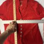 Live A Little Women's Red Button-Front Blazer with Decorative Metal Buttons Women's M
