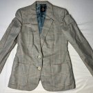 Lebow Clothes Plaid Checks Suit Jacket 2 Button Lined Blazer Women's Top Lebow Clothes Plaid Checks Suit Jacket 2 Button Lined Blazer Women's Top