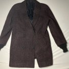 Unbranded Button Front 2 Closure  Button Winter Jacket Coat Brown Lined Women's
