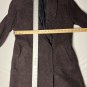Unbranded Button Front 2 Closure Button Winter Jacket Coat Brown Lined Women's