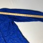 Sag Harbor Shirt Blue Suede Feel Long Sleeve Button Down Blouse Women's L