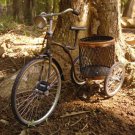 Miniature bicycle rear basket