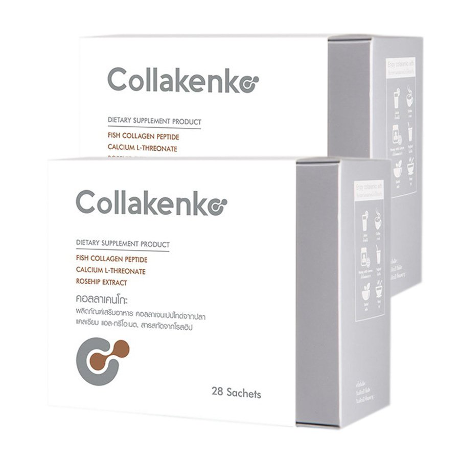 Powder Nourish Supplement Calcium Dietary Collakenko Bone Collagen Joint Sugar Free (Pack of 2)