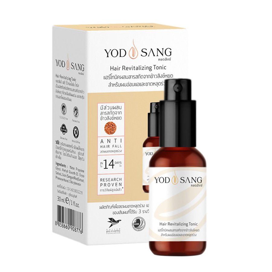 Yodsang Hair Revitalizing Tonic 30 ml. Anti Hair Loss Stimulat New Hair Anti Hair Fall Regrow