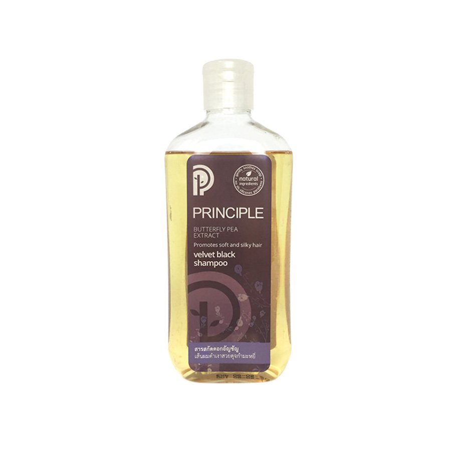 PRINCIPLE VELVET BLACK SHAMPOO HAIR GROWTH STIMULATION MAINTAIN BLACK HAIR COLOR HAIR HEALTHY