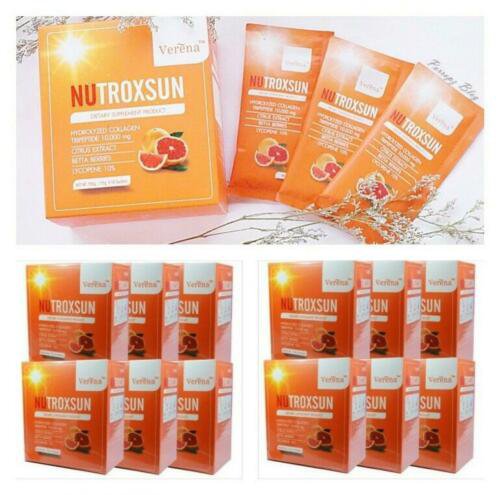 12 Boxs 120 Sachets Verena NUTROXSUN UVA UVB Natural Dietary Suppleme