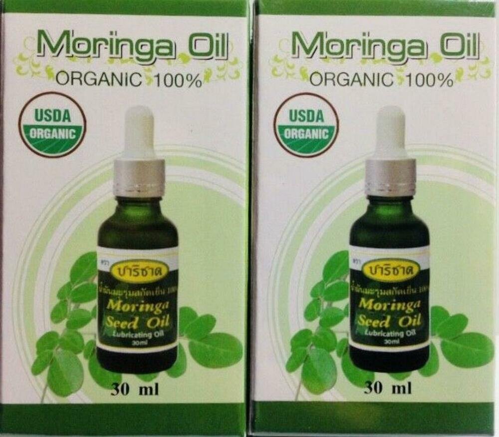 3X Moringa Oil Organic 100 Cold press Extraction Apply gently on s