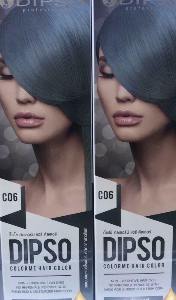 C06 Shining Gray DIPSO Professional Colorme hair color 6 Pastel ammon