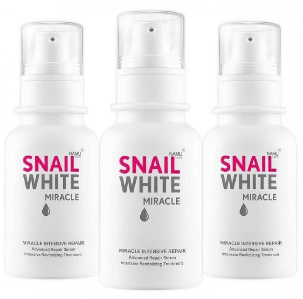 3X Snail White Miracle intensive repair Advanced Serum Revitalizing Namu