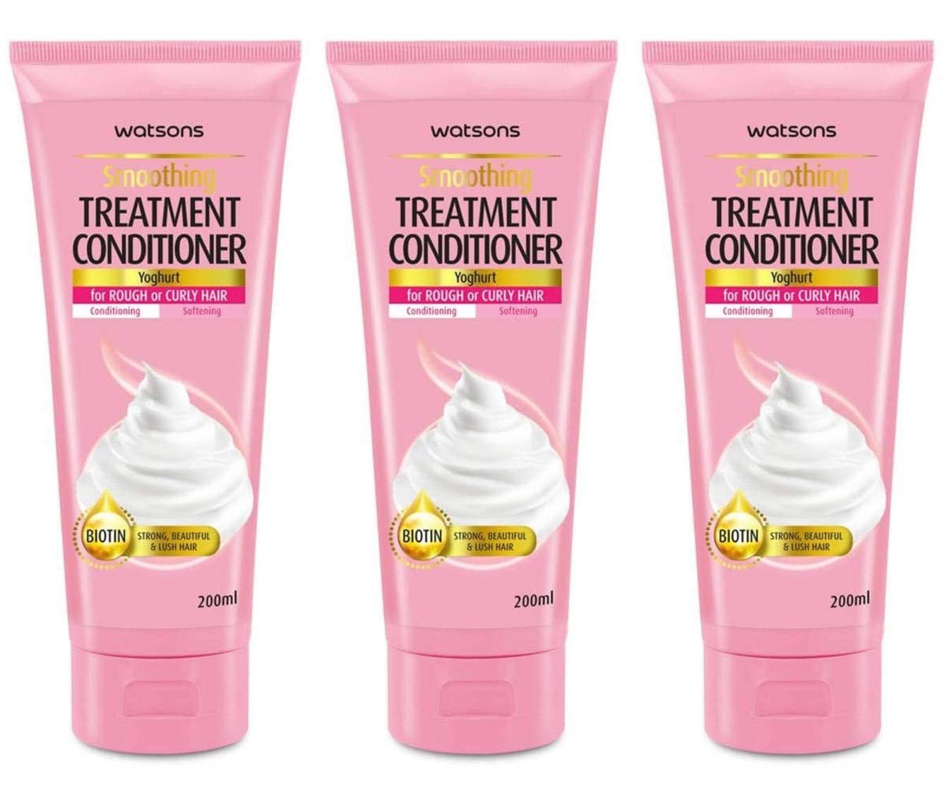 Watsons Smoothing Treatment Conditioner Yoghurt for Rough or Curly Hair