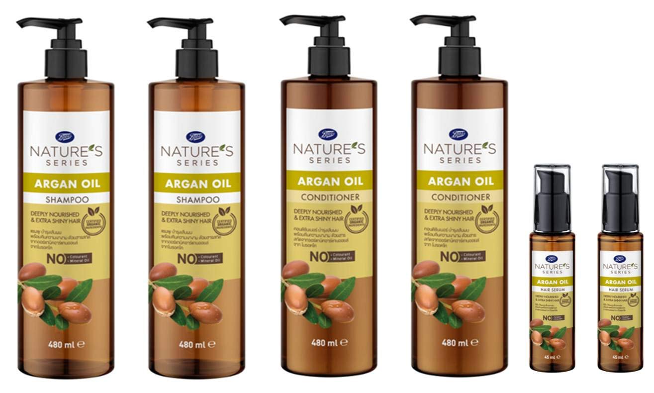 Natures Series Argan Oil Hair Set 8.
