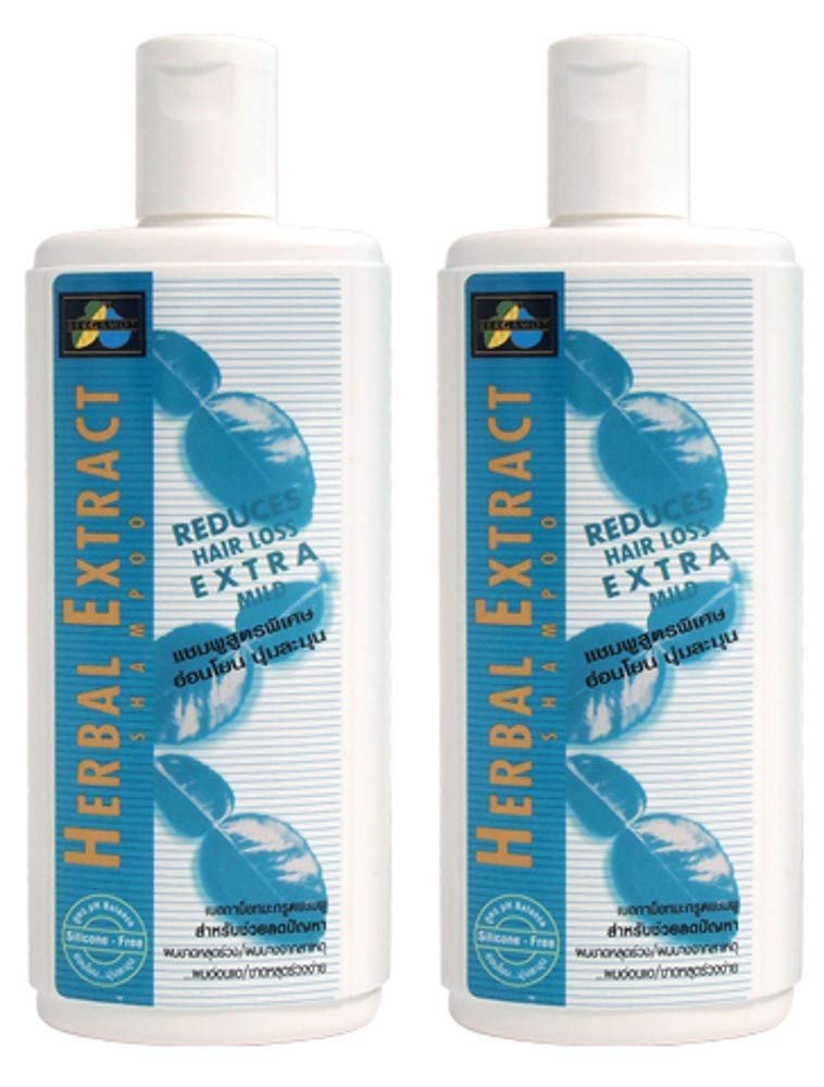 BERGAMOT Herbal Extract Shampoo For Healthy Hair. 200 ml. x 2 pcs.