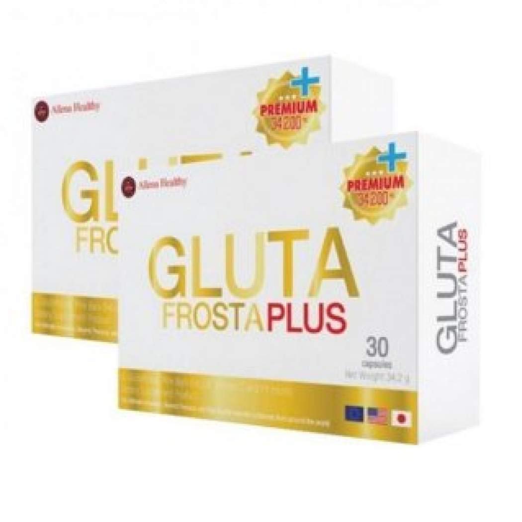 2 pcs.Gluta Frosta PLUS 30 Capsules.For white skin reduce wrinkles, a