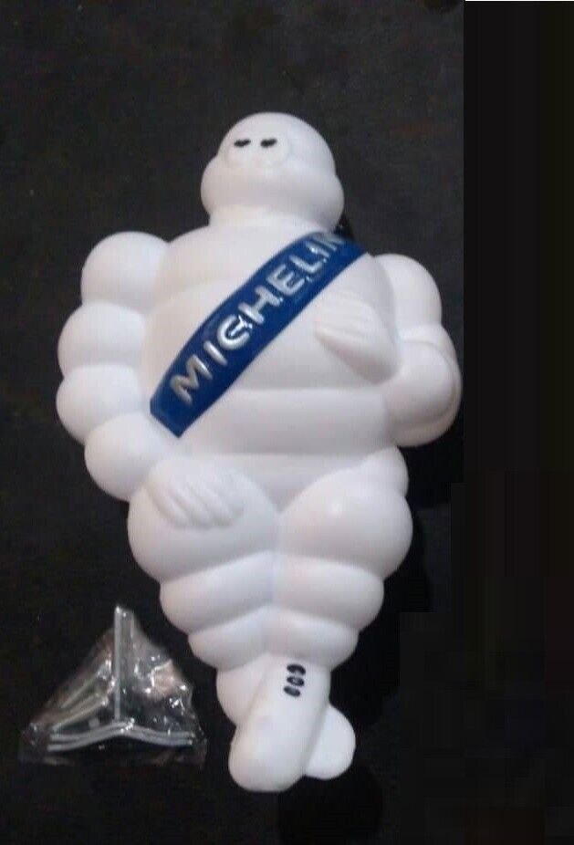 Man Doll Michelin 10 Inch Figure Blue Bibenddum Tire Light Car Tru
