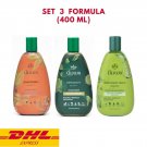 Nimporn Shampoo Bergamot Soapberry Anti Hair Fall Dandruff 400 ml SET