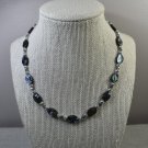 Abalone Austrian Crystal Necklace
