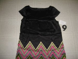 NWT New Black Silk Dress by Nine West Size 8 (44)