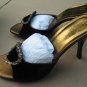 Donald Pliner Nervo Slide Sandal Shoes Black Velvet NEW in box