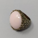 1960s Original Vintage Pink Ring in Lucite