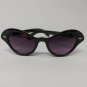 1960s Vintage Beautiful Rare Black Cat Eye Sunglasses
