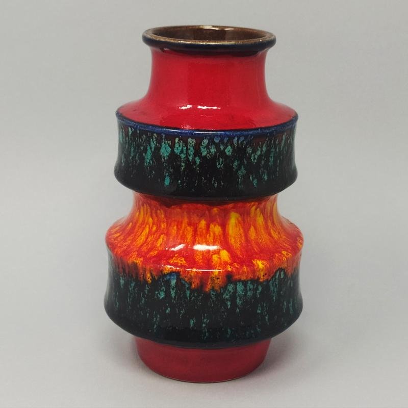 1970s Amazing Vintage Original Scheurich Vase 267-20