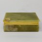 Astonishing Vintage Green Onyx Box Made in Italy 1960s