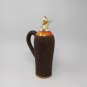1950s Stunning Aldo Tura Pitcher in Brass and Wood, Made in Italy