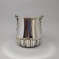 1950s Gorgeous Ice Bucket in Silver Plated by Aldo Tura for Macabo. Made in Italy.