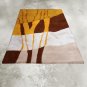 1970s Original Stunnig Space Age Rug in Wool. Made in Italy