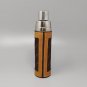 1970s Stunning GUCCI Brown Monogram Canvas Thermos Vacuum Flask. Made in Italy