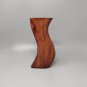 1970s Gorgeous Brown Pair of Vases in Metal. Made in Italy