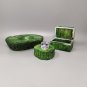 1960s Gorgeous Green Alabaster Smoking Set by Romano Bianchi