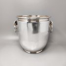 1960s Stunning Ice Bucket in Silver Plated by Zanetta. Made in Italy