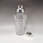 1960s Gorgeous Bohemian Cut Crystal Cocktail Shaker by Masini. Made in Italy